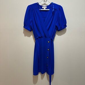 Monteau Royal Blue Mini Dress Size Medium